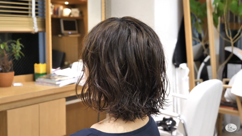 ＜動画＞前髪作ってパーマかけたらサッパリ垢抜けヘアーに！ 高円寺 美容室 on the corner オンザコーナーヘアサロン